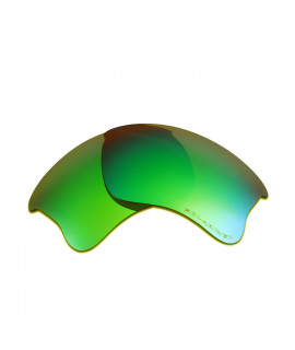 HKUCO Emerald Green Polarized Replacement Lenses for Oakley Flak Jacket XLJ Sunglasses